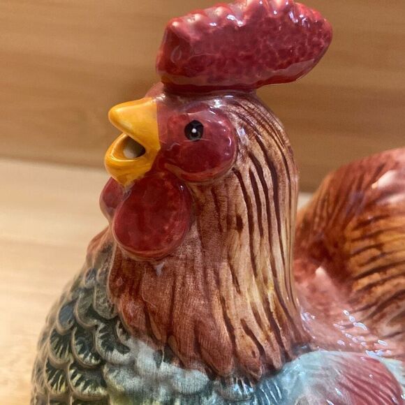 Vintage Sakura by Oneida Rooster Chicken Hen Creamer Farmhouse Country Kitchen - Picture 5 of 12